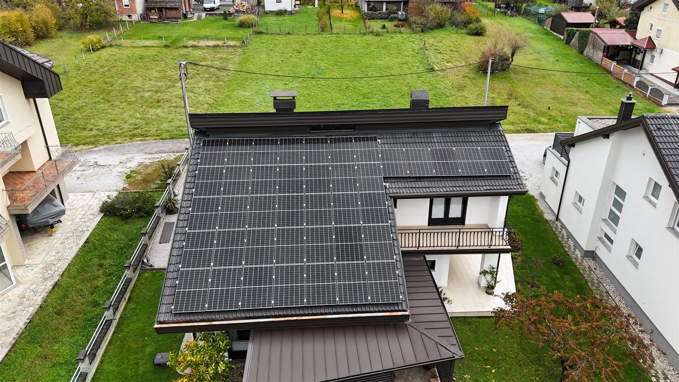 Solarna elektrana na krovu obiteljske kuće